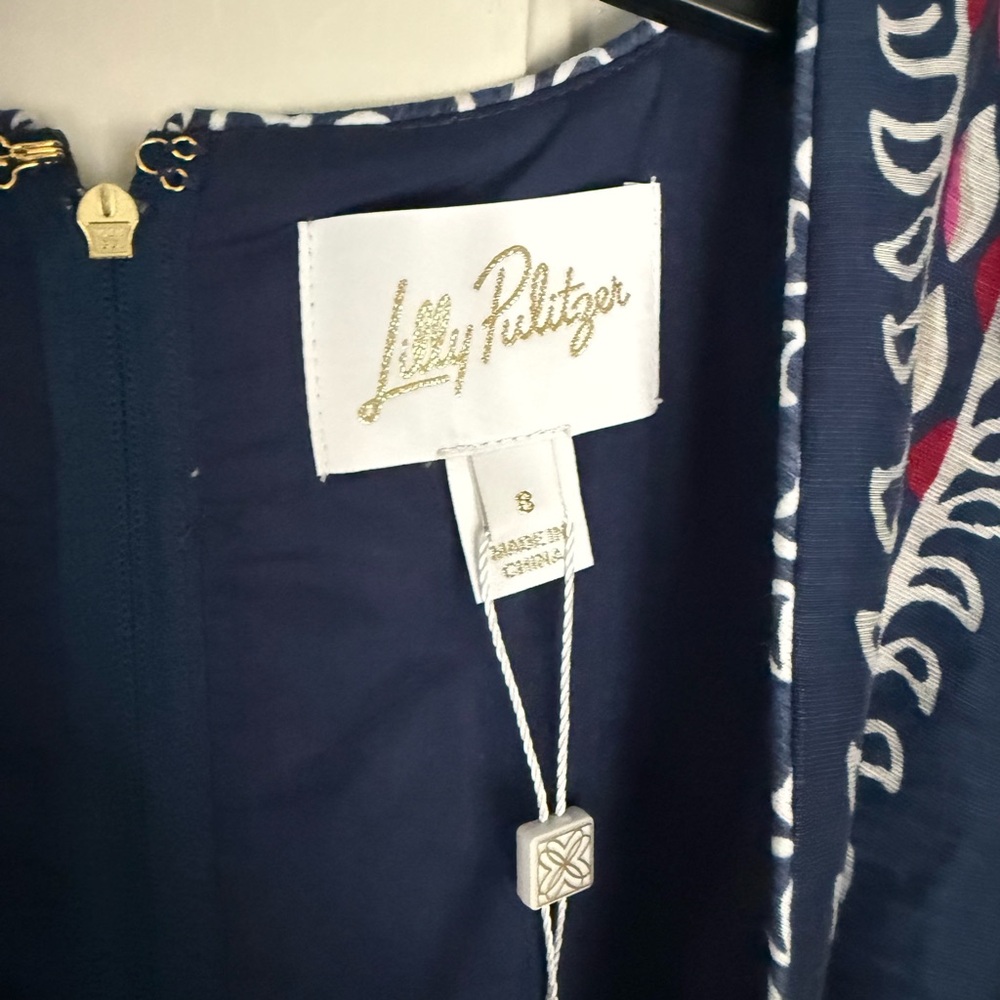 Lilly Pulitzer Blue and White Daniella Dress - Picture 4 of 4